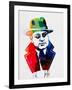 Al Capone Watercolor-Lora Feldman-Framed Art Print