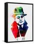 Al Capone Watercolor-Lora Feldman-Framed Stretched Canvas