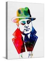 Al Capone Watercolor-Lora Feldman-Stretched Canvas