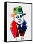 Al Capone Watercolor-Lora Feldman-Framed Stretched Canvas