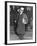 Al Capone, Winks at Photographers as He Leaves Chicago's Federal Courthouse-null-Framed Photo