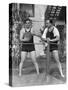 Al Capone Working Out at His Palm Island Home, Miami Beach, C.1930-null-Stretched Canvas