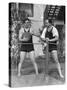 Al Capone Working Out at His Palm Island Home, Miami Beach, C.1930-null-Stretched Canvas