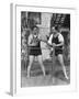 Al Capone Working Out at His Palm Island Home, Miami Beach, C.1930-null-Framed Photographic Print