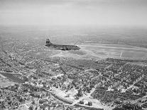 Airlift Plane over Berlin-Al Cocking-Laminated Photographic Print