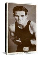 Al Delaney, Canadian Boxer, 1938-null-Stretched Canvas