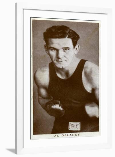 Al Delaney, Canadian Boxer, 1938-null-Framed Giclee Print