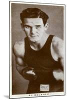Al Delaney, Canadian Boxer, 1938-null-Mounted Giclee Print