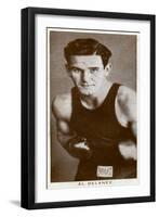 Al Delaney, Canadian Boxer, 1938-null-Framed Giclee Print