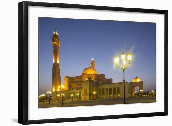 Al Fateh Grand Mosque, Manama, Bahrain, Middle East-Angelo Cavalli-Framed Photographic Print