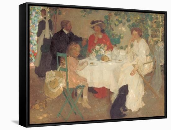 Al Fresco, C.1904-Emmanuel Phillips Fox-Framed Stretched Canvas