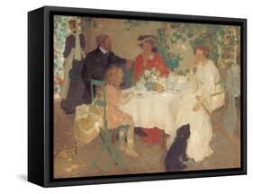 Al Fresco, C.1904-Emmanuel Phillips Fox-Framed Stretched Canvas
