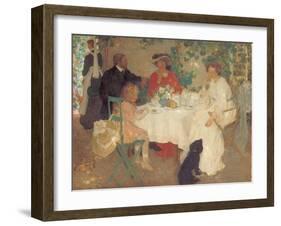 Al Fresco, C.1904-Emmanuel Phillips Fox-Framed Giclee Print