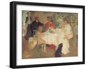 Al Fresco, C.1904-Emmanuel Phillips Fox-Framed Giclee Print