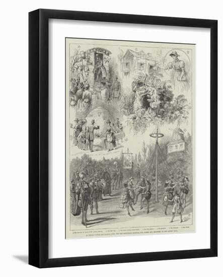 Al Fresco Fayre and Floral Fete-Frederick George Kitton-Framed Giclee Print