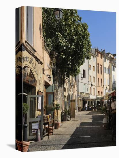 Al Fresco Restaurants, Place Forum Des Cardeurs, Aix-En-Provence, Bouches-Du-Rhone, Provence, Franc-Peter Richardson-Stretched Canvas