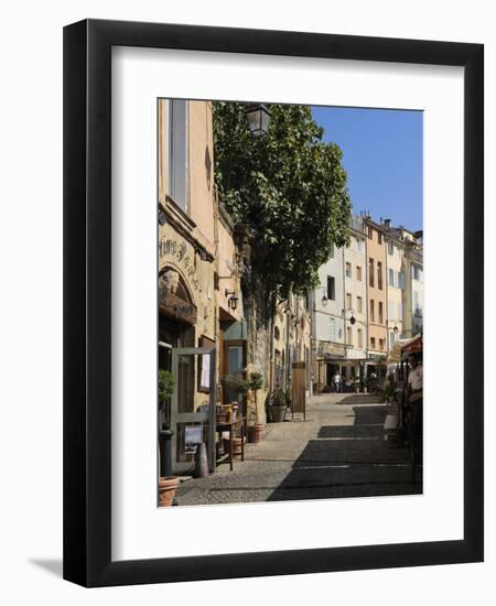 Al Fresco Restaurants, Place Forum Des Cardeurs, Aix-En-Provence, Bouches-Du-Rhone, Provence, Franc-Peter Richardson-Framed Premium Photographic Print