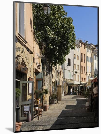 Al Fresco Restaurants, Place Forum Des Cardeurs, Aix-En-Provence, Bouches-Du-Rhone, Provence, Franc-Peter Richardson-Mounted Photographic Print