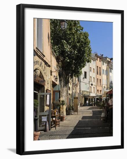 Al Fresco Restaurants, Place Forum Des Cardeurs, Aix-En-Provence, Bouches-Du-Rhone, Provence, Franc-Peter Richardson-Framed Photographic Print