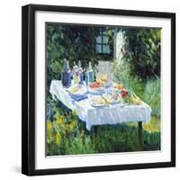 Al Fresco-Malva-Framed Giclee Print