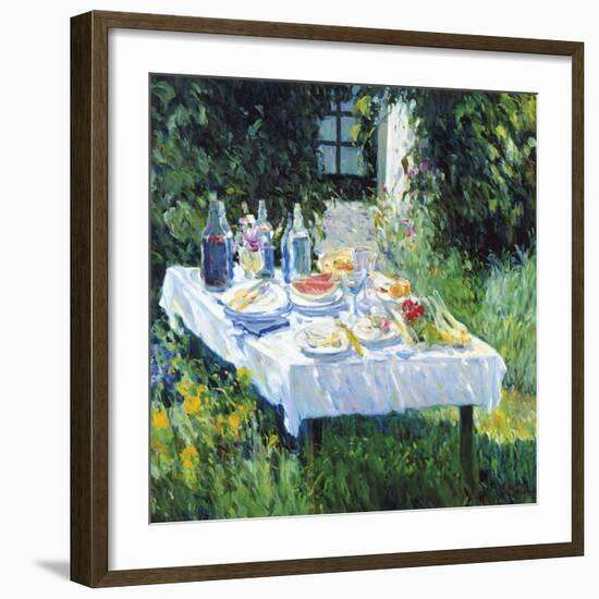 Al Fresco-Malva-Framed Giclee Print