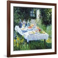 Al Fresco-Malva-Framed Giclee Print