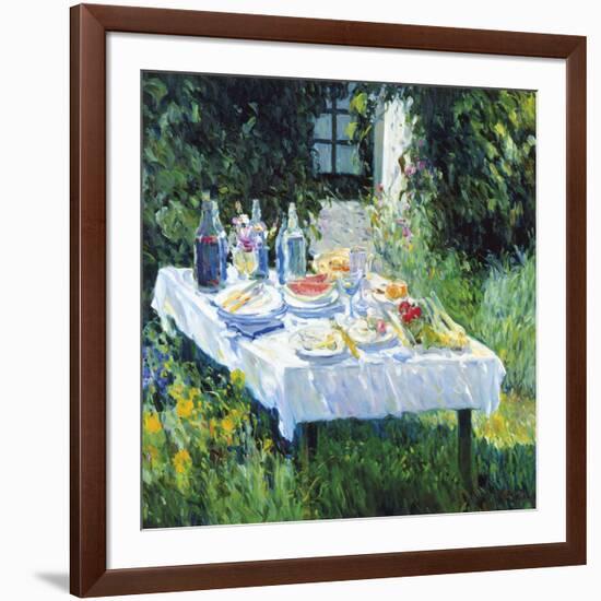 Al Fresco-Malva-Framed Giclee Print