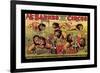 Al G. Barnes Trained Wild Animal Circus-null-Framed Art Print