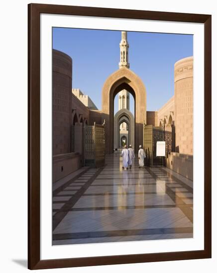 Al-Ghubrah or Grand Mosque, Muscat, Oman, Middle East-Gavin Hellier-Framed Photographic Print