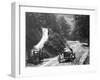 Al Guinness in a Sunbeam, Isle of Man Tt Race, 1914-null-Framed Photographic Print