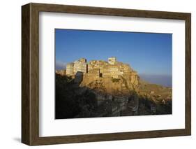 Al Hajjarah Village, Djebel Haraz, Yemen, Middle East-Bruno Morandi-Framed Photographic Print