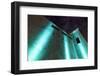 Al Hisn Fort, Museum, Illuminated, Sharjah Light Festival, Emirate of Sharjah-Axel Schmies-Framed Photographic Print