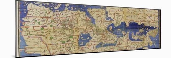 Al-Idrisi's World Map, 1154-Library of Congress-Mounted Photographic Print