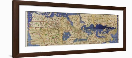 Al-Idrisi's World Map, 1154-Library of Congress-Framed Photographic Print