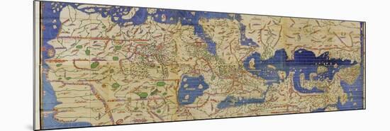 Al-Idrisi's World Map, 1154-Library of Congress-Mounted Photographic Print