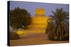 Al Jahili Fort at Dusk, Al Jahili Park, Al Ain, Abu Dhabi, United Arab Emirates, Middle East-Frank Fell-Stretched Canvas