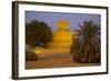 Al Jahili Fort at Dusk, Al Jahili Park, Al Ain, Abu Dhabi, United Arab Emirates, Middle East-Frank Fell-Framed Photographic Print