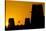 Al Jahili Fort at Sunset, Al Jahili Park, Al Ain, Abu Dhabi, United Arab Emirates, Middle East-Frank Fell-Stretched Canvas