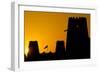 Al Jahili Fort at Sunset, Al Jahili Park, Al Ain, Abu Dhabi, United Arab Emirates, Middle East-Frank Fell-Framed Photographic Print