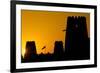 Al Jahili Fort at Sunset, Al Jahili Park, Al Ain, Abu Dhabi, United Arab Emirates, Middle East-Frank Fell-Framed Photographic Print