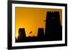 Al Jahili Fort at Sunset, Al Jahili Park, Al Ain, Abu Dhabi, United Arab Emirates, Middle East-Frank Fell-Framed Photographic Print