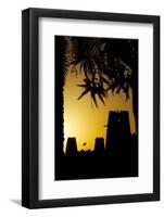 Al Jahili Fort at Sunset, Al Jahili Park, Al Ain, Abu Dhabi, United Arab Emirates, Middle East-Frank Fell-Framed Photographic Print