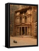 Al Khazneh or Treasury at Petra, Jordan-null-Framed Stretched Canvas