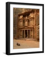 Al Khazneh or Treasury at Petra, Jordan-null-Framed Photo