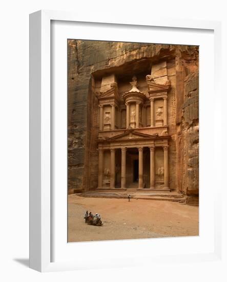 Al Khazneh or Treasury at Petra, Jordan-null-Framed Photo