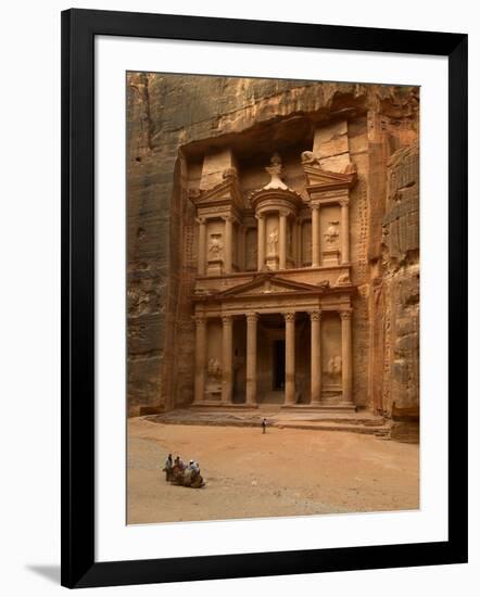 Al Khazneh or Treasury at Petra, Jordan-null-Framed Photo