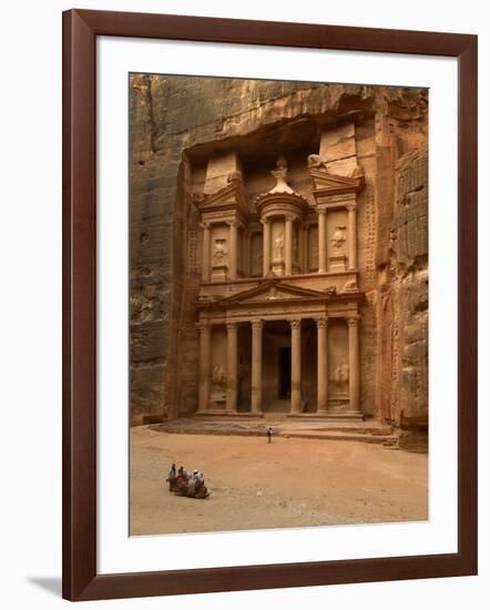 Al Khazneh or Treasury at Petra, Jordan-null-Framed Photo