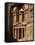 Al Khazneh, Rock-Cut Building Called the Treasury, Archaeological Site, Petra, Jordan, Middle East-Neale Clarke-Framed Stretched Canvas