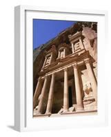 Al Khazneh, the Treasury, Dating from Nabatean Times, Unesco World Heritage Site, Jordan-Neale Clarke-Framed Photographic Print