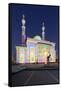 Al Majaz Mosque, Illuminated, Sharjah Light Festival, Al Majaz Park, Corniche Street-Axel Schmies-Framed Stretched Canvas